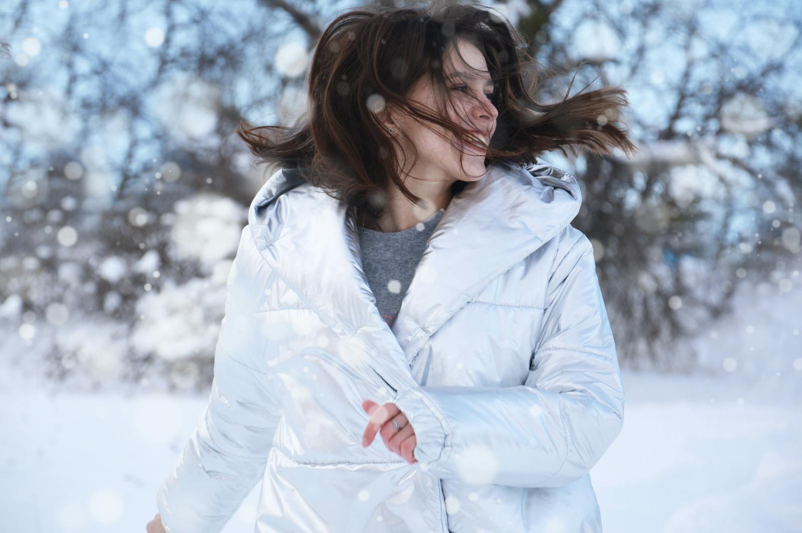 Women's White Winter Coat