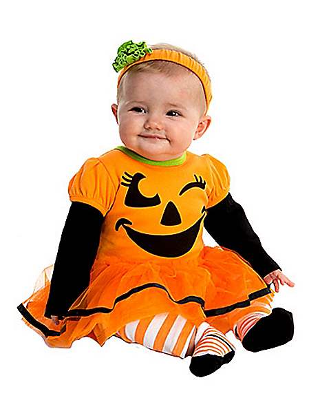 Costume pumpkin for toddler, girls